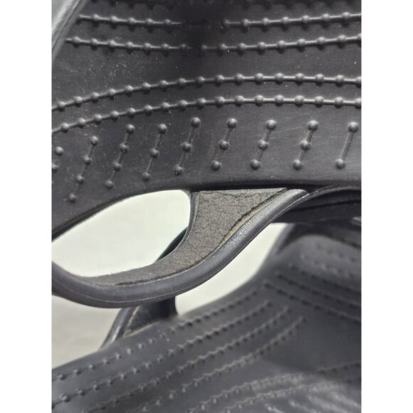 Women's Crocs Cyprus 3.5 Inch Heels Sandals Size 10 Black - Picture 10 of 10